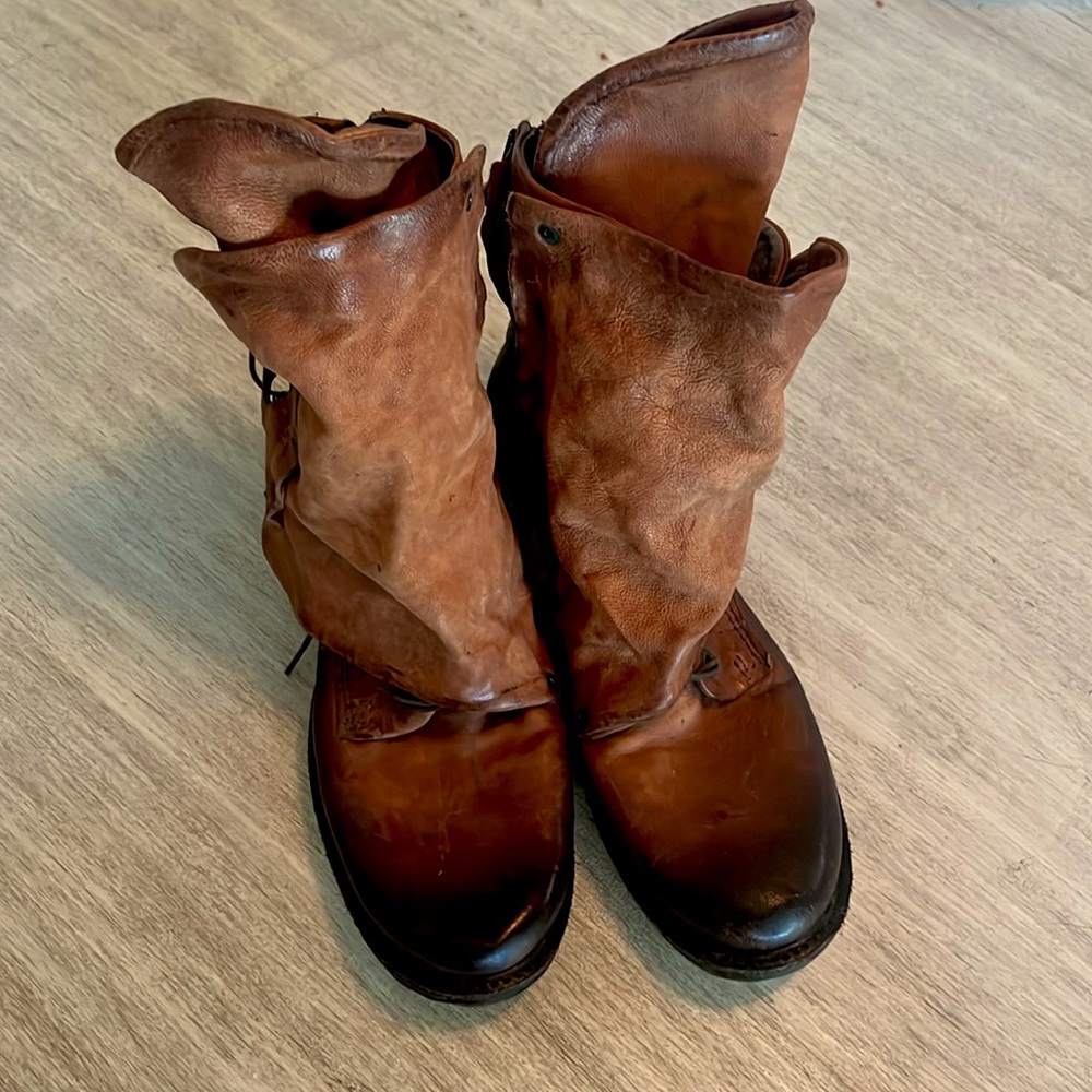 AS 98 tan boots